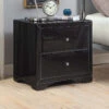 Boulevard Bedside Table In Black