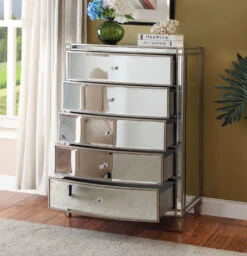 Rochelle Mirrored Tallboy