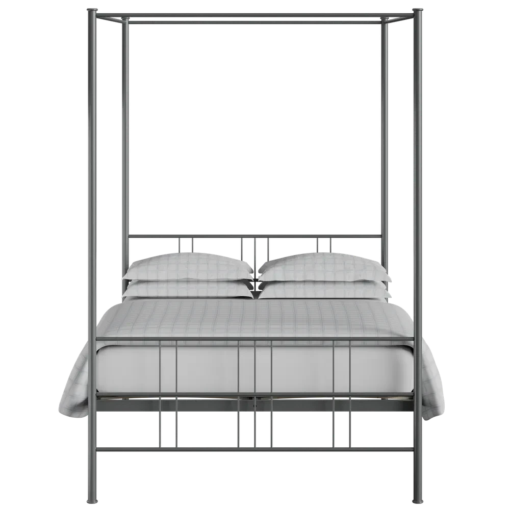 Toukley Four Poster Bed Frame Toukley Four Poster Bed Frame -The Bed Rooms Shop pewter 1f91d099 6d3f 4414 b8ae 844ce945a72b