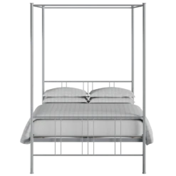 Toukley Four Poster Bed Frame 4 Toukley Four Poster Bed Frame -The Bed Rooms Shop silver