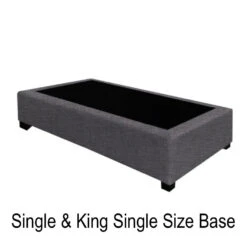 Premium Upholstered Ensemble Base With 2 Drawers -The Bed Rooms Shop single 1 fbdd1223 68c5 4f18 99a9 48f901b95aab