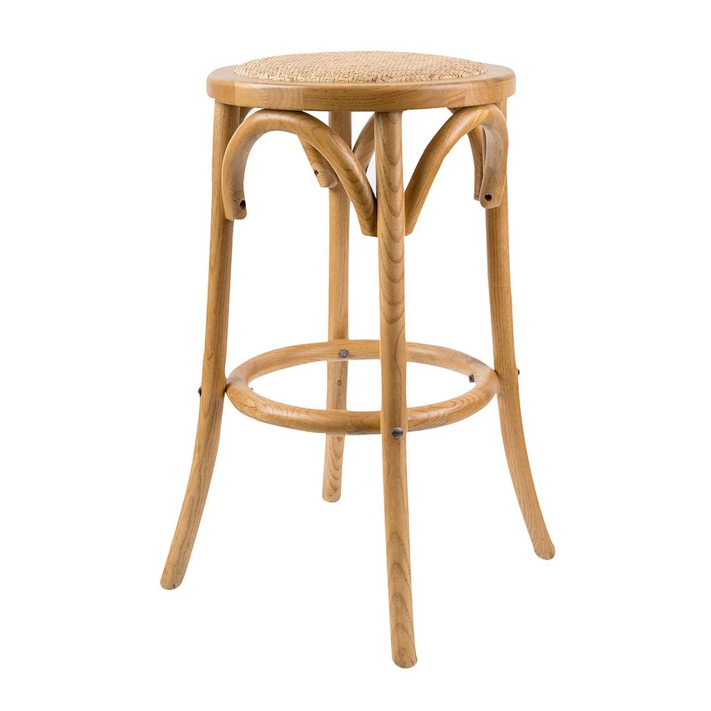 Rattan Kitchen Stool Natural Rattan Kitchen Stool Natural -The Bed Rooms Shop vod cafe 21 2
